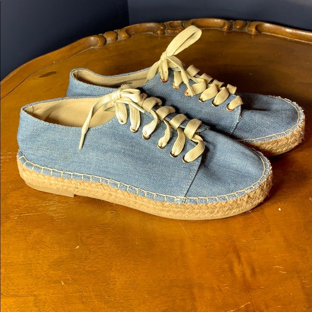 Denim espadrille - size 7.5
